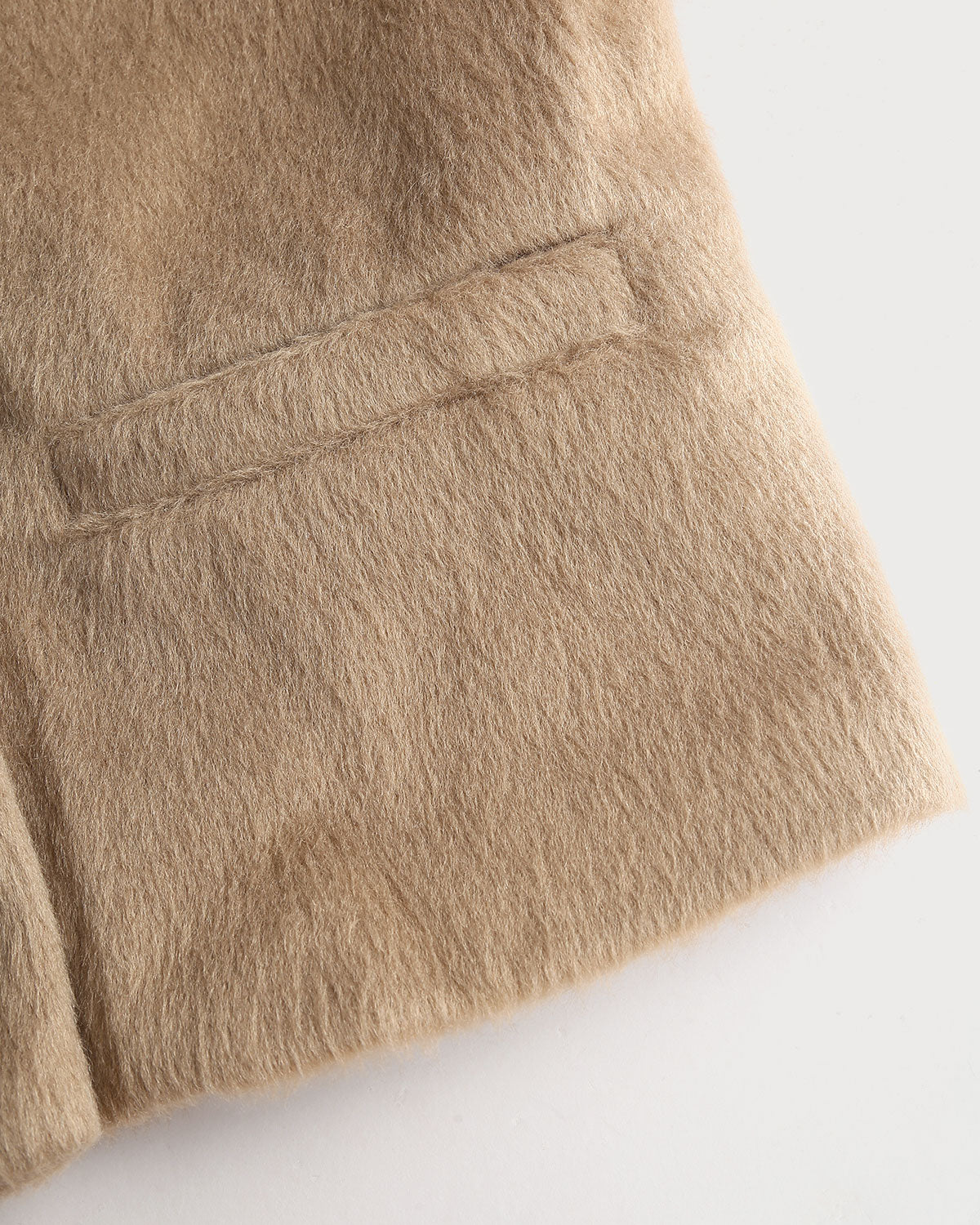 Deve Rengi Tek Sıralı Cepli Ceket