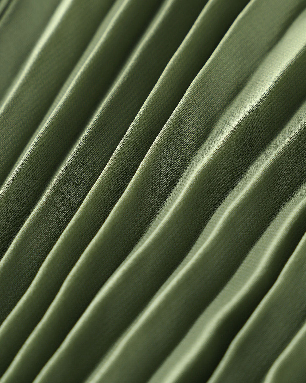 Yeşil Sweetheart Yakalı Flowy Slip Maxi Elbise