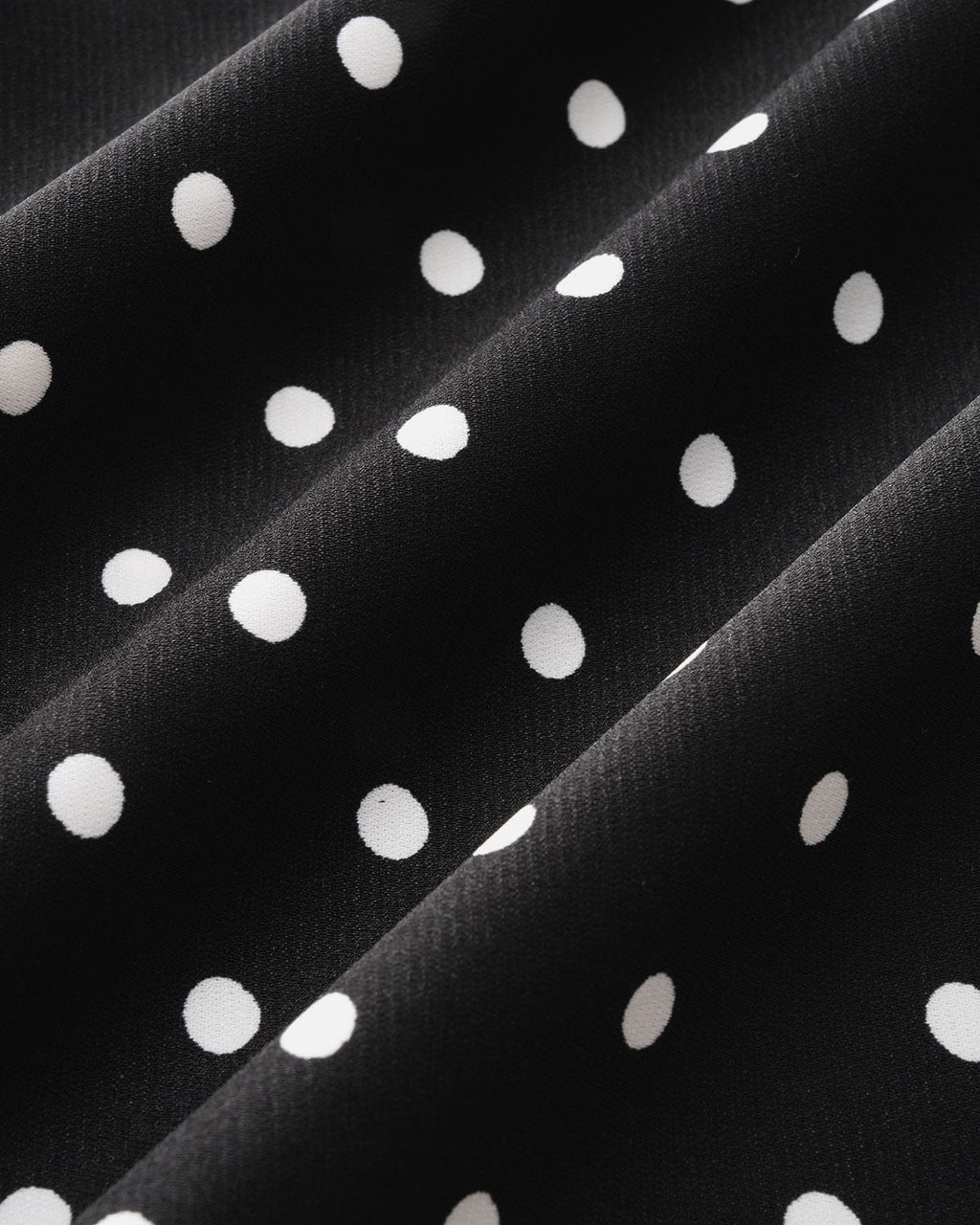 Siyah Polka Dot Kapüşonlu Slip Maxi Elbise