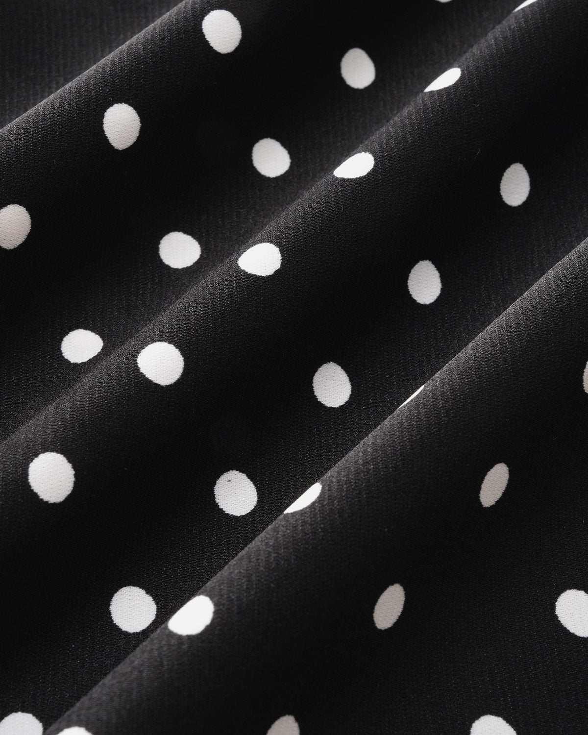 Siyah Polka Dot Kapüşonlu Slip Maxi Elbise