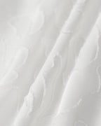 Kayısı U Yaka Jakarlı Kolsuz Midi Elbise