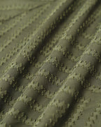 Yeşil Kalp Yaka Askılı Midi Elbise