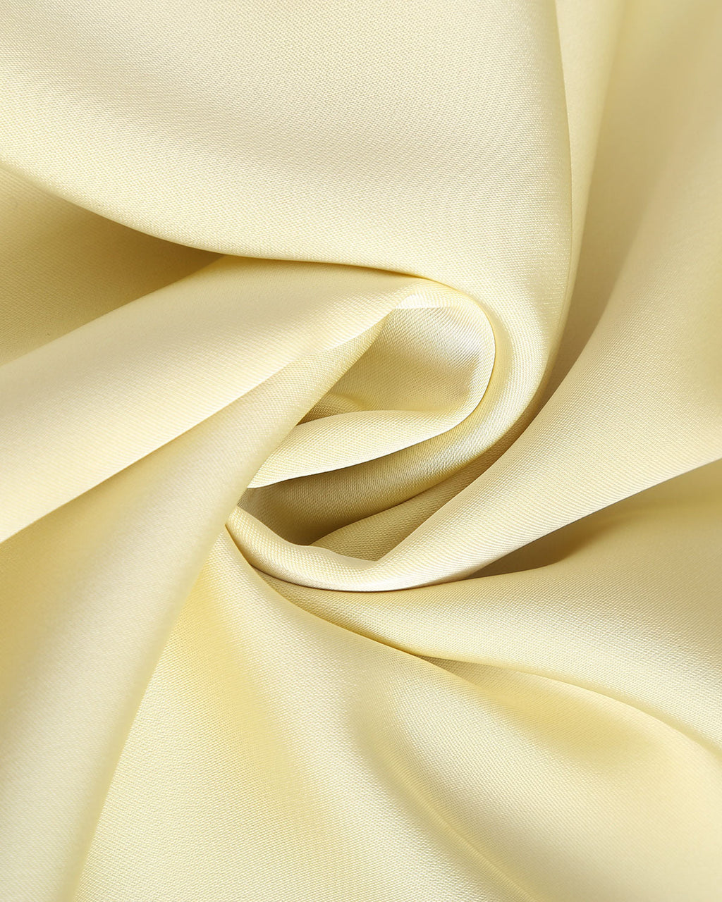 Sarı V Yaka Fırfırlı Denizkızı Midi Elbise