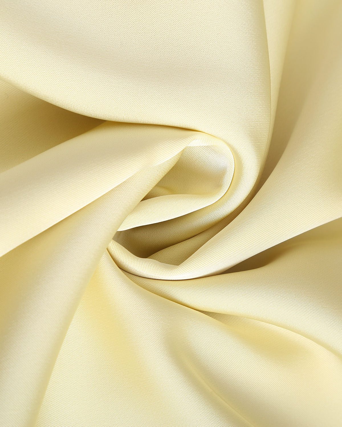 Sarı V Yaka Fırfırlı Denizkızı Midi Elbise