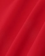 Kırmızı Kalp Yaka Askılı Midi Elbise