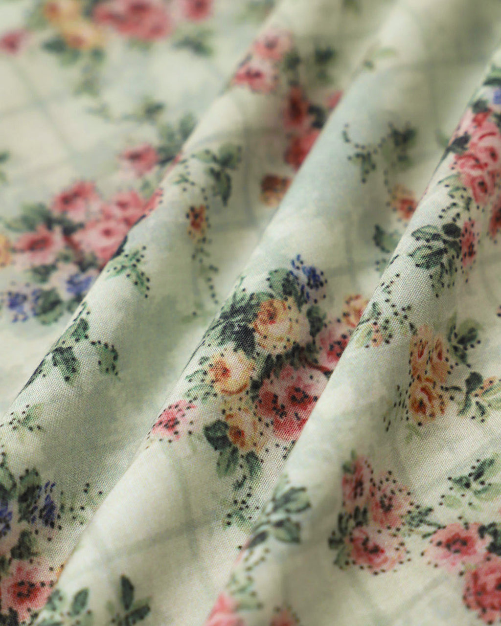 Yeşil Çiçekli Kalp Yaka Pileli Slip Midi Elbise