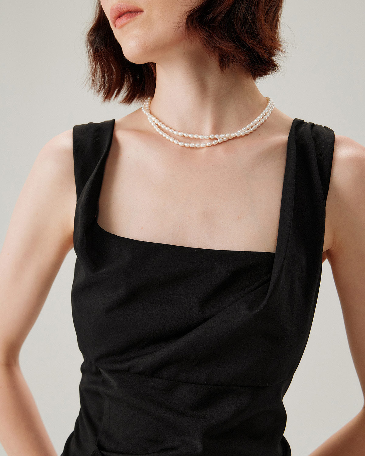 Siyah Fırfırlı Dantelli Slip Midi Elbise
