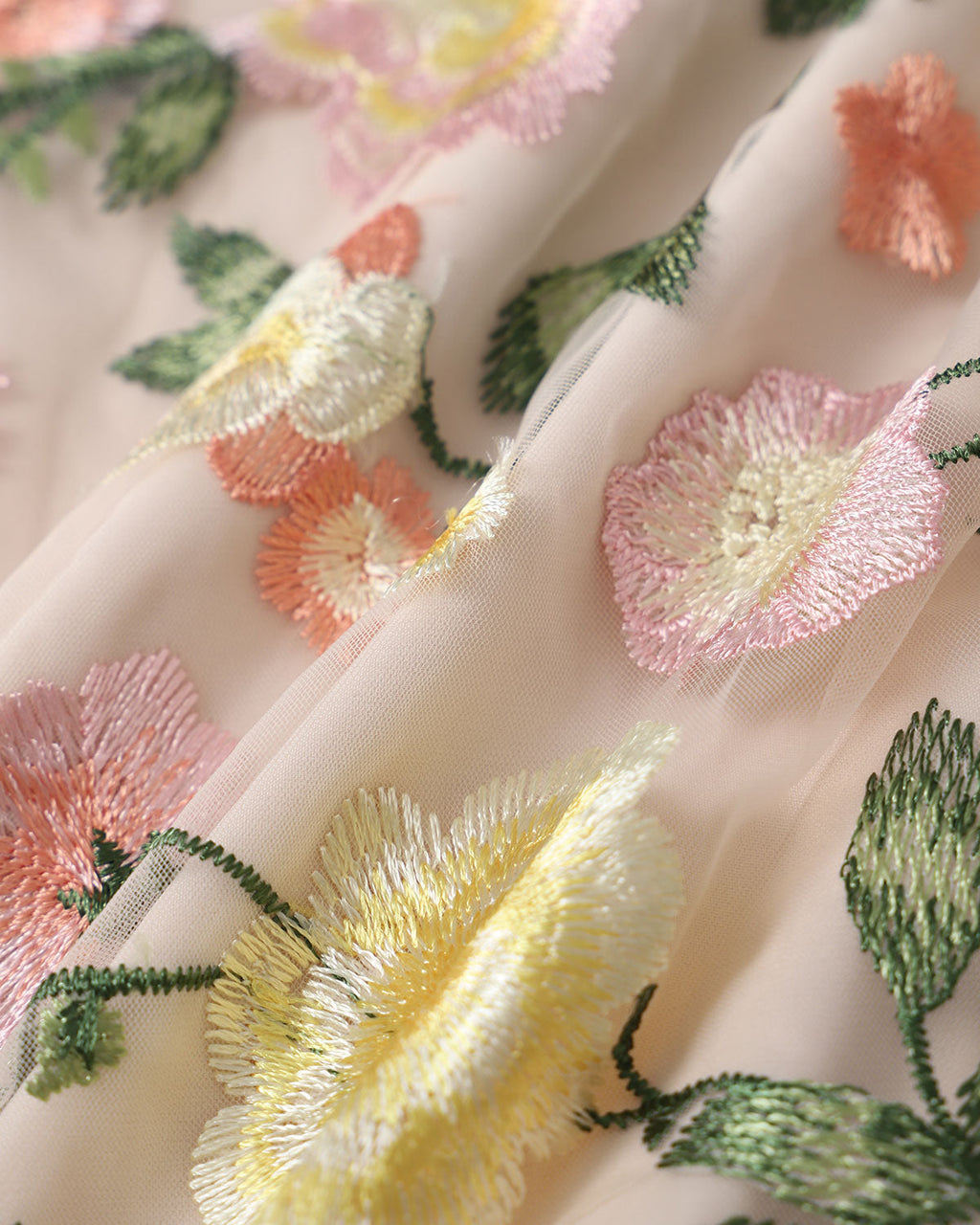 Sarı V Yaka Çiçekli Kolsuz Mini Elbise