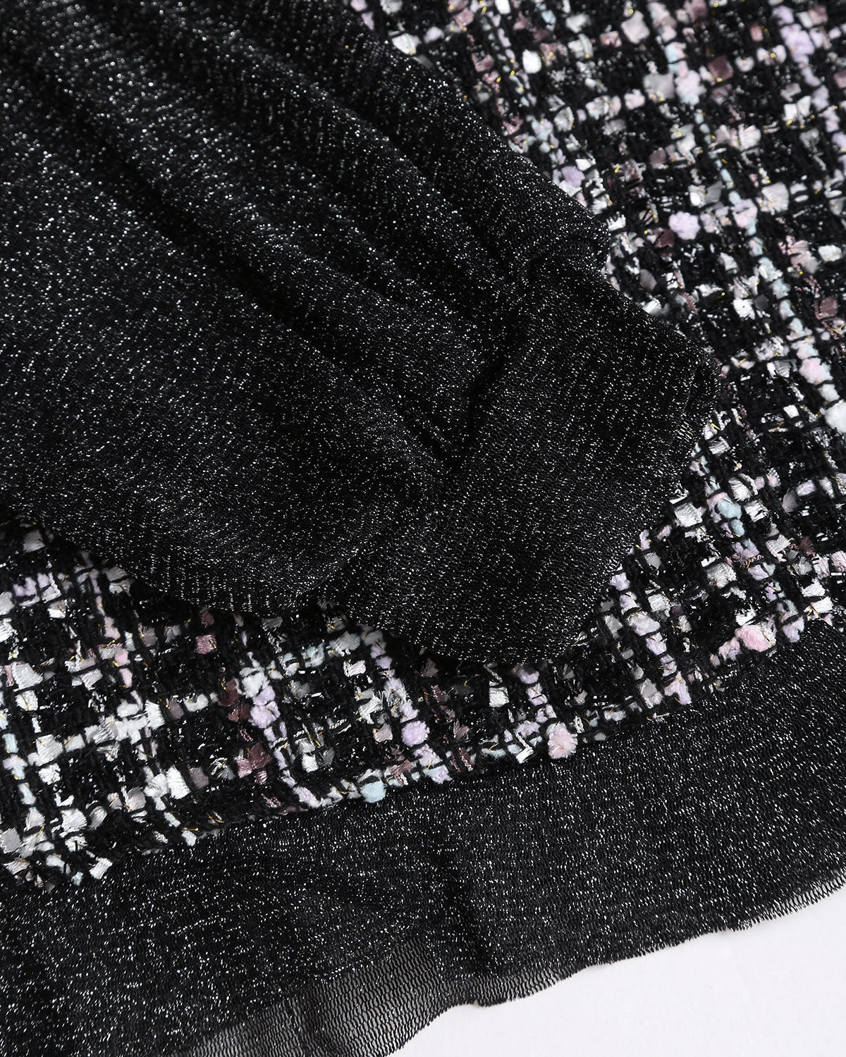 Siyah Şeffaf A-Line Mini Elbise