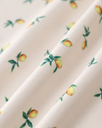 Bej Çiçekli A Kesim Mini Etek