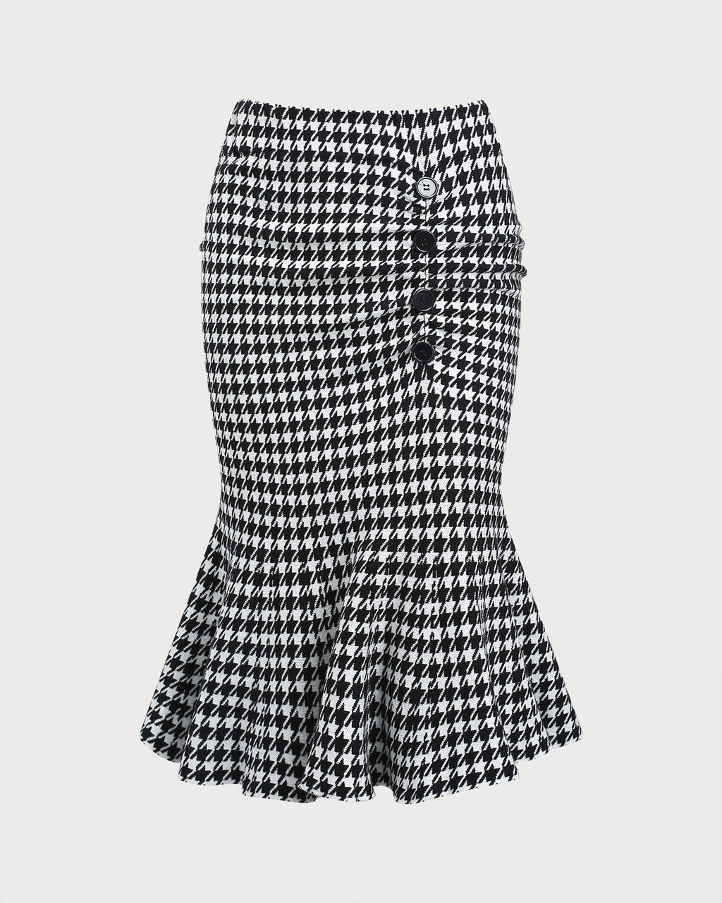 Beyaz Denizkızı Midi Etek