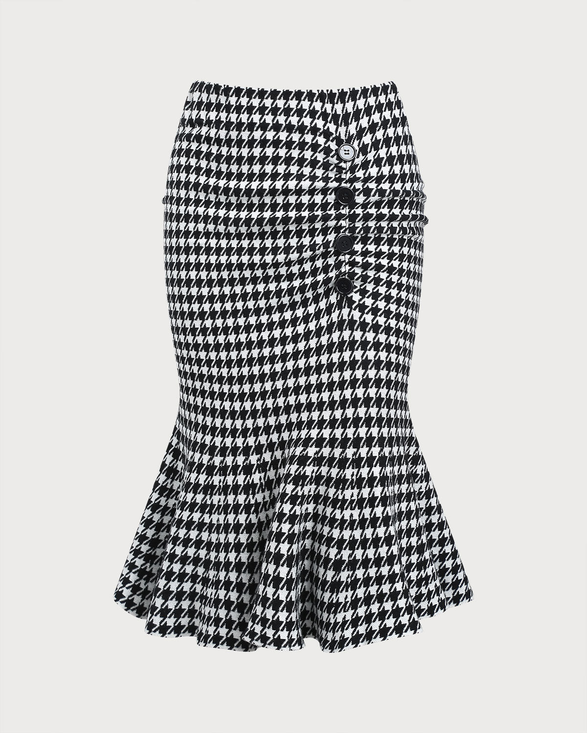 Beyaz Denizkızı Midi Etek