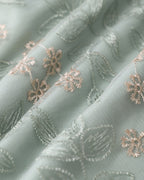 Yeşil Beli Lastikli Midi Etek