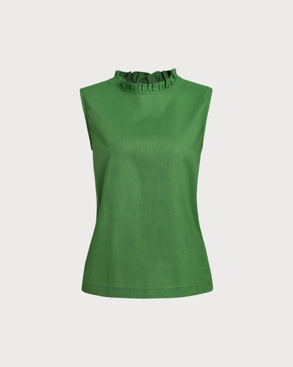 Yeşil Volanlı Tank Top