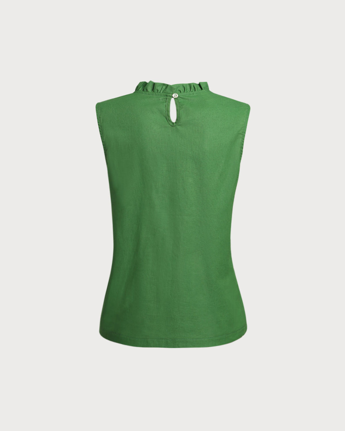 Yeşil Volanlı Tank Top