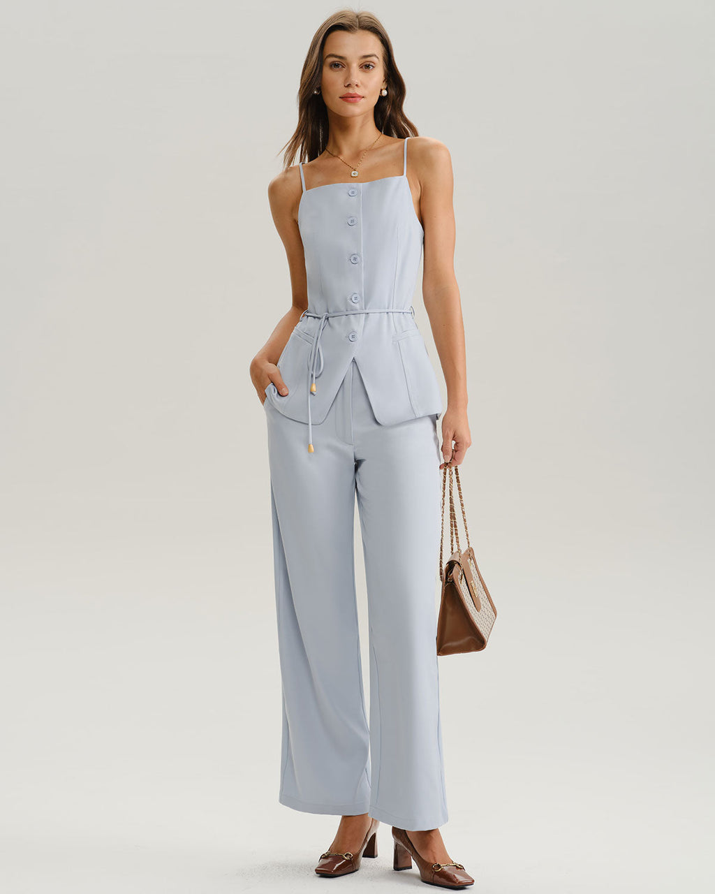 Mavi Düğmeli Kaşkorse Üst