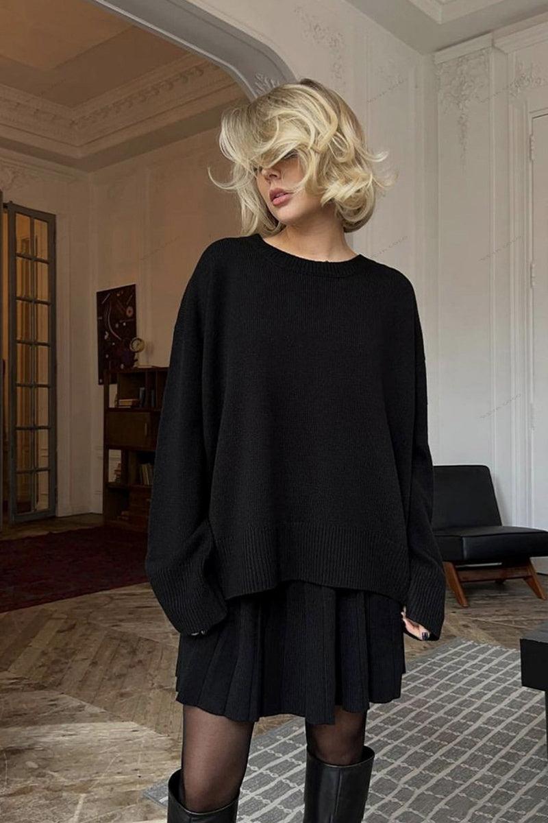 Kazak ve Pileli Etek Takımı