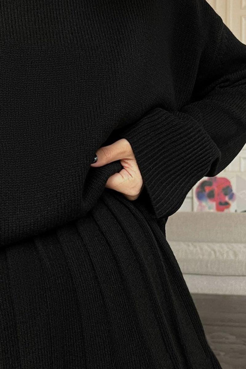 Kazak ve Pileli Etek Takımı